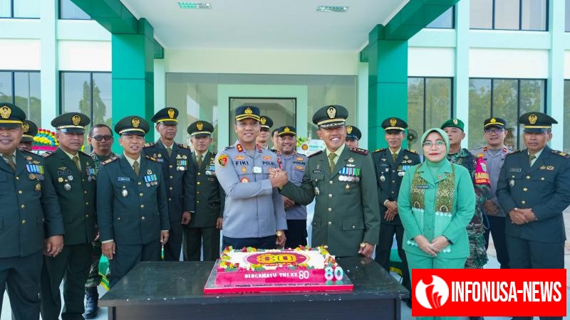 Kapolres Karawang Hadiri Perayaan HUT TNI Ke-80