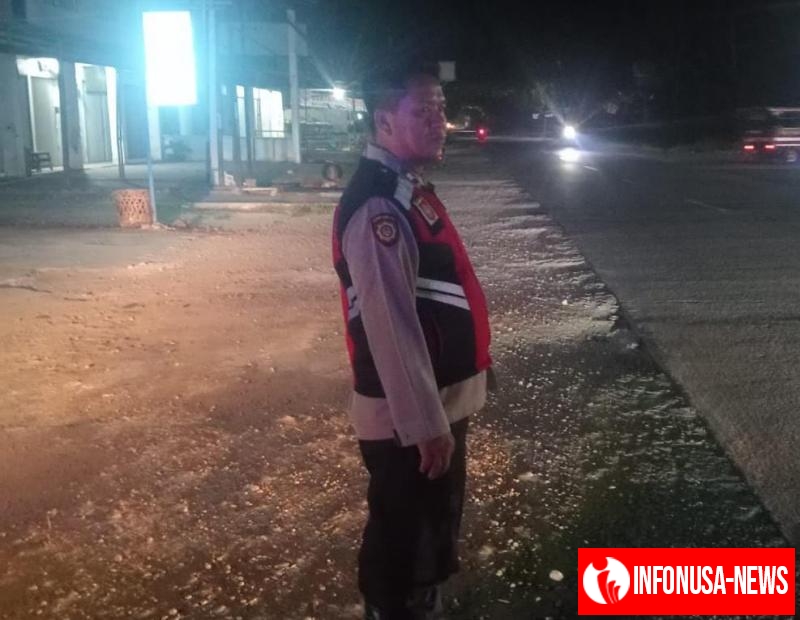 Upaya Polsek Telagasari Susuri Wilayah Perbatasan dan Pastikan Lingkungan Kondusif
