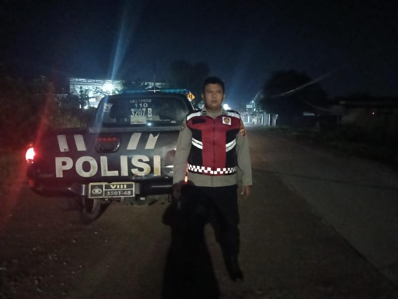 Polsek Telagasari Lakukan Patroli Rutin Di Wilayah Perbatasan