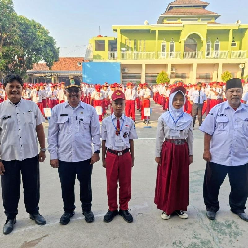 Semangat Baru 526 Siswa Warnai MPLS Ramah Anak di SMPN 1 Rengasdengklok