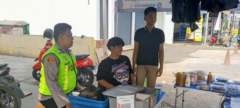 Anggota Polsek Telagasari Serukan Himbauan Terkait Kewaspadaan Terhadap TPPO