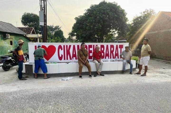 Jembatan Sukatani Cikampek Barat, Kini Berubah Wajah Berkat Kepedulian Tokoh Masyarakat