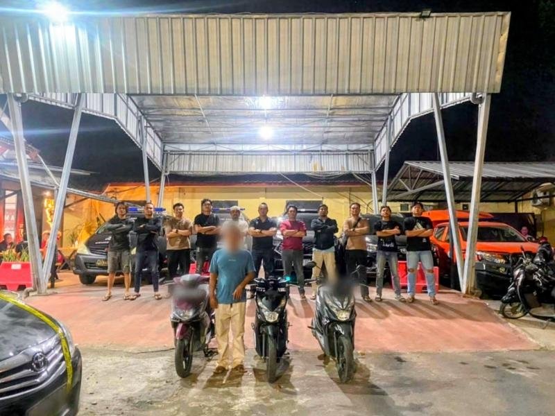 Unit Reaksi Cepat Puma Jatanras Ditreskrimum Polda NTB Gagalkan Jaringan Curanmor dan Penadah, Tiga Unit Sepeda Motor Disita