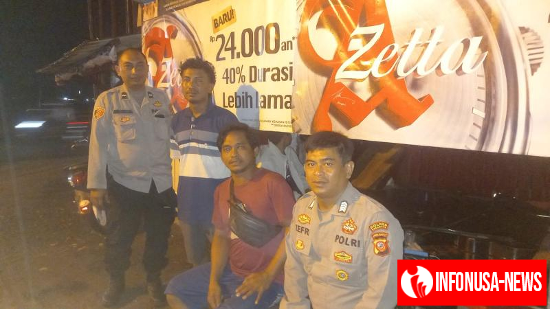 Sambangi Poskamling Personil Polsek Purwasari Polres Karawang Pastikan Rasa Aman Dimalam Hari