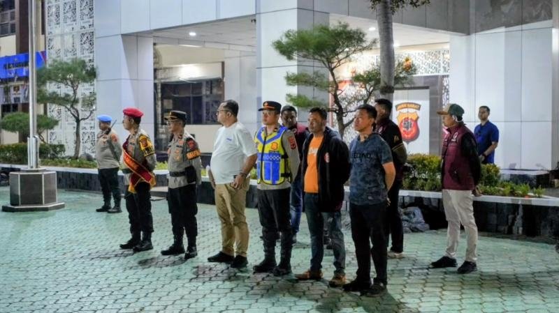 Personel Gabungan Laksanakan Patroli KRYD, Polresta Karawang Pastikan Situasi Kamtibmas Tetap Kondusif