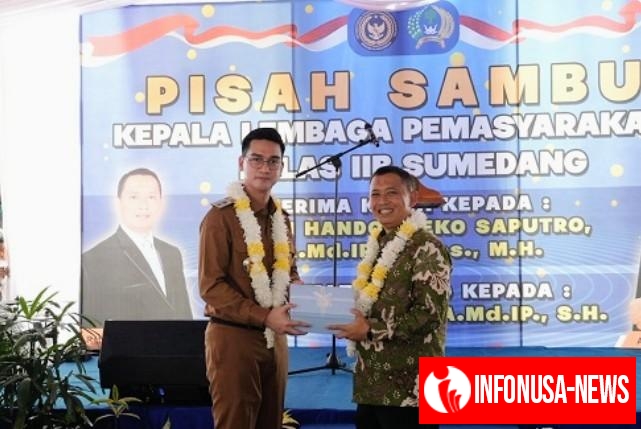 Wakil Bupati Sumedang M. Fajar Aldila Hadiri Pisah Sambut Kepala Lapas Kelas IIB yang Lama Ratri Handoyo Eko Saputro Digantikan oleh Agung Hascahyo