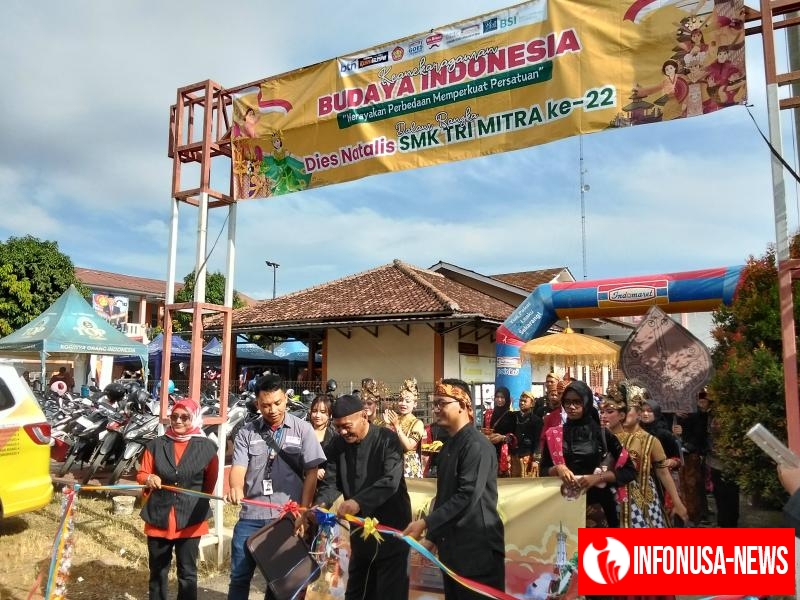 Meriah Penuh Semangat Kebersamaan, SMK Tri Mitra Rayakan Dies Natalis ke-22