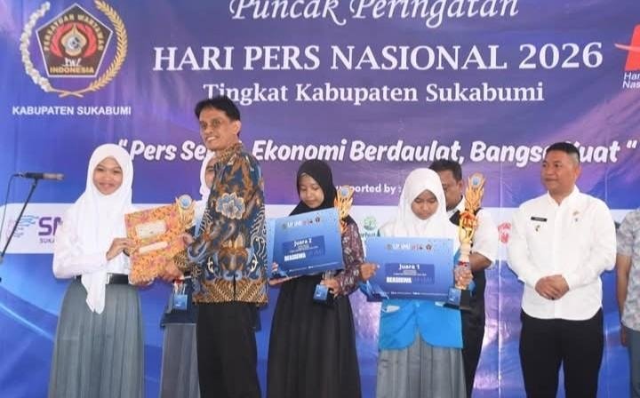 Hangat dan Bersahabat, Wabup Ajak Pers Kawal Pembangunan Sukabumi