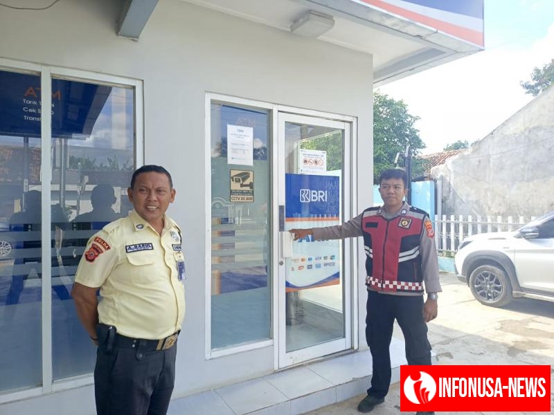 Polisi Ingatkan Security Perbankan, Agar Tetap Berkomunikasi Kepada Pihak Kepolisian Perihal Kamtibmas di Wilayah Hukum Polsek Tempuran.