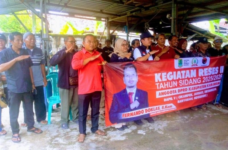 Reses DPRD Karawang, Fernando Doklas Tegaskan Komitmen Perjuangkan Aspirasi Warga