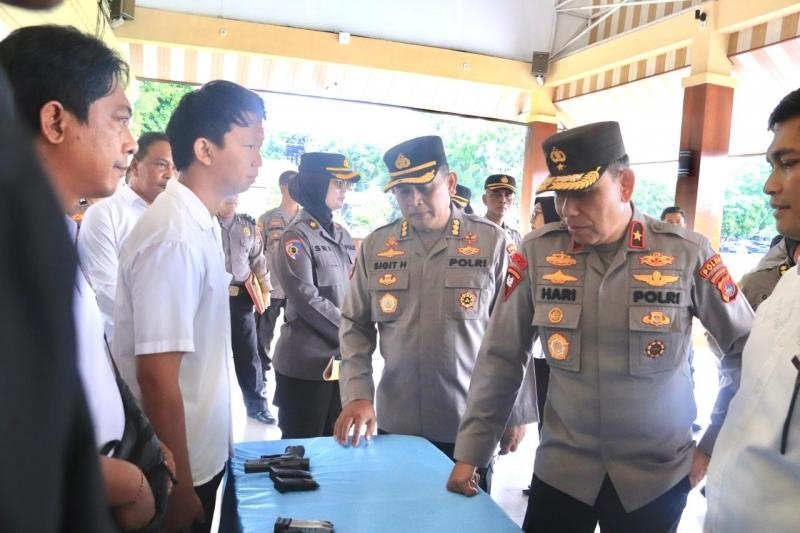 Cegah Penyalahgunaan, Polda NTB Gelar Pengecekan Senjata Api Dinas Personel