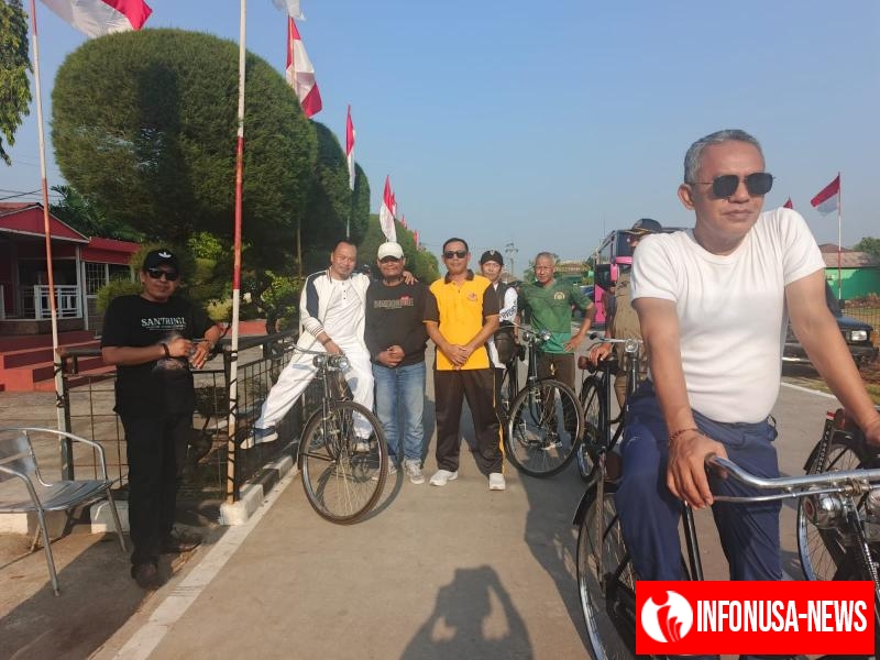 Kapolsek Rengasdengklok Pimpin Pengamanan Rangkaian Kegiatan Haul Syaikh Abdul Qodir Jaelani yang diselenggarakan Ponpes Al-Bhagdadi