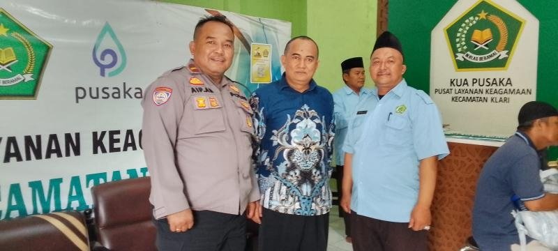 KUA Klari Gandeng Polsek Klari, Calon Pengantin Diberi Edukasi Bahaya Narkoba