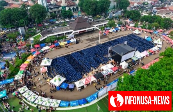 Lapangan Karangpawintan Membiru, 6.483 PPPK Paruh Waktu Akhirnya Terima SK