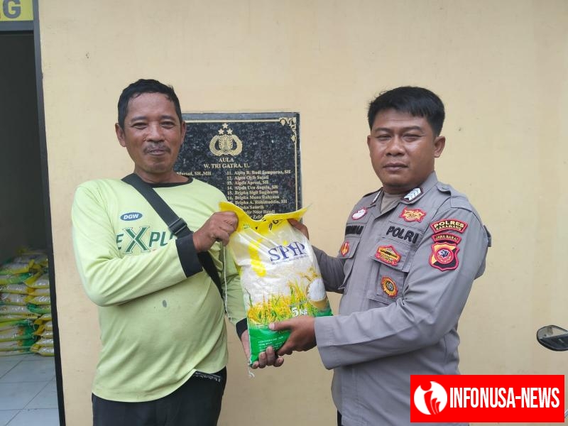 Polsek Purwasari Kembali Permudah Masyarakat Mendapatkan Beras SPHP Murah