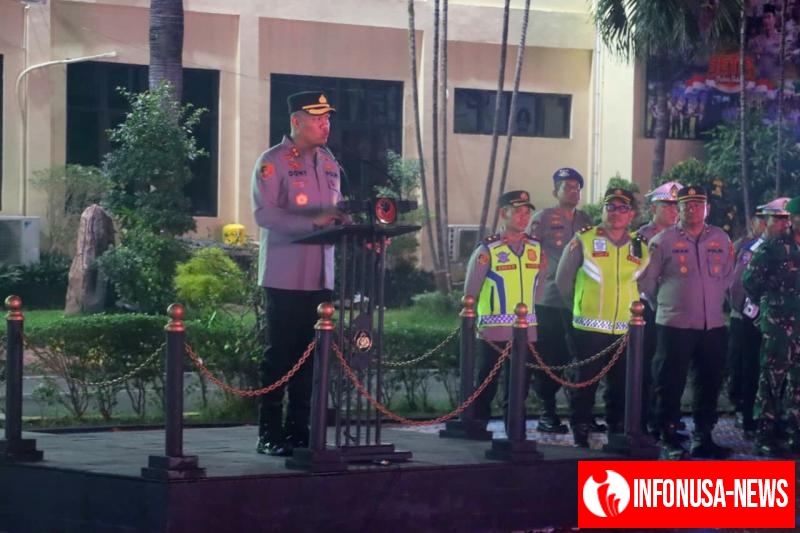 Kapolres Subang Pimpin Langsung Apel KRYD Malam Minggu, Tekankan Untuk Selalu Jaga Kamtibmas