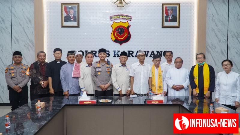 Sinergi Polri dan Tokoh Agama: Polres Karawang Adakan Doa Bersama untuk Kondusivitas Daerah