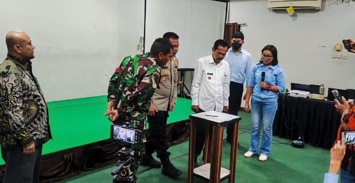 Sinergitas TNI-POLRI Terjalin Erat, Kapolsek Klari dan Danramil 0412/Klari Hadiri Kegiatan Ormas PP