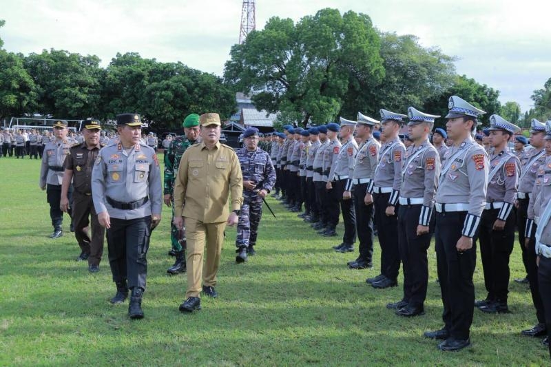 Kapolda NTB, Gubernur dan Danrem Hadiri Apel Siaga Kamtibmas Ramadhan 1447 H