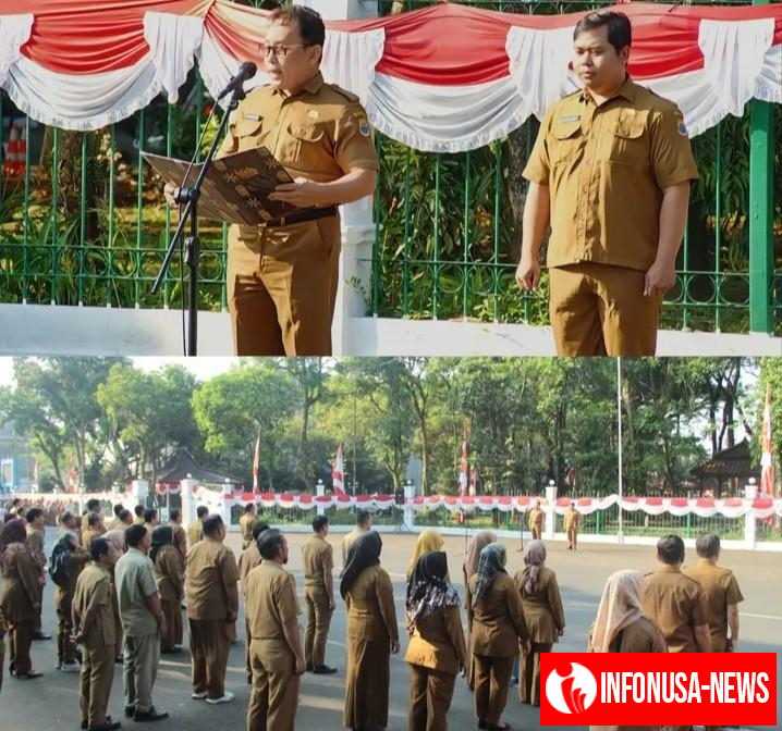 Apel Pagi, Pemkab Lebak ASN Diminta Jaga Kedisiplinan