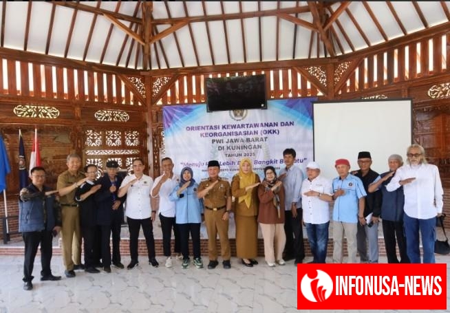 PWI Jabar Gelar Orientasi Kewartawanan & Keorganisasian di Kuningan, Bupati Dian Rachmat Yanuar Tekankan Profesionalisme dan Integritas Pers