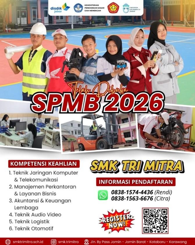 SMK Tri Mitra Kotabaru Buka Pendaftaran Gelombang II, Siapkan Lulusan Siap Kerja Hadapi Tantangan Zaman

 