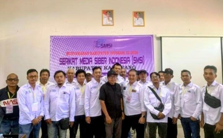 Wawan Wartawan Nahkodai SMSI Karawang, Dorong Media Siber Lebih Profesional dan Mandiri