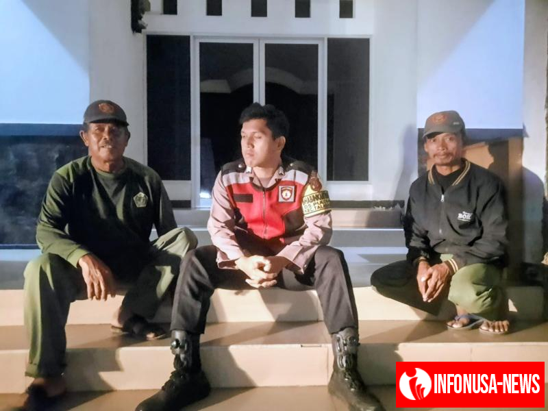 Waspada Gukamtibmas , Bhabinkamtibmas Polsek Telagasari Aktifkan Kembali Giat Ronda