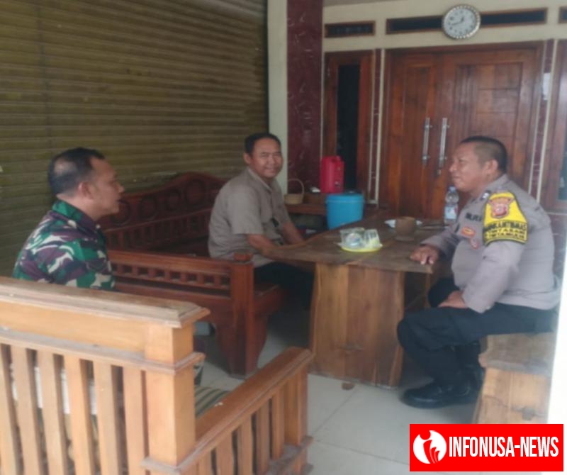 Polsek Cikampek, Aiptu Tarjono Pesan Kantibmas Warga Desa Tirtasari Ajak Harkamtibmas