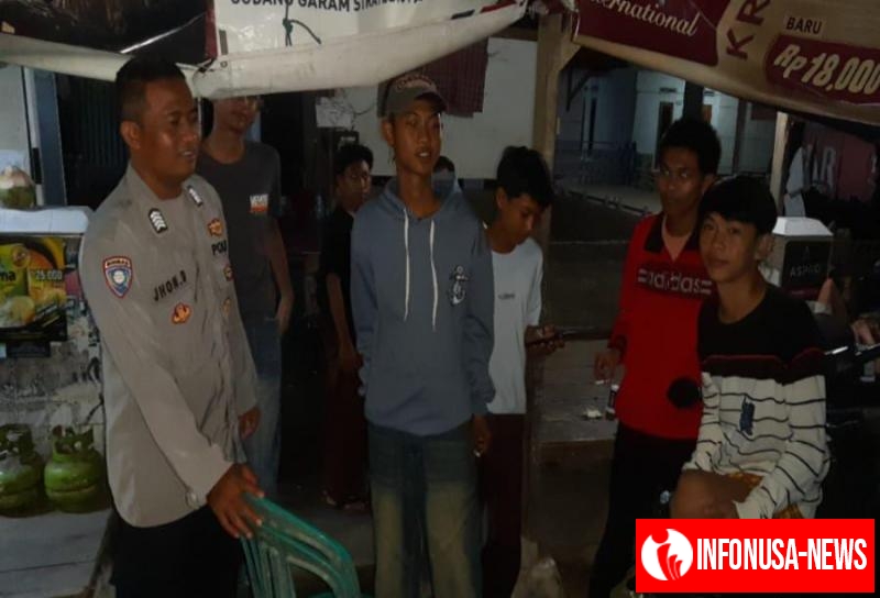 Polsek Pedes Patroli Dinihari Himbau Masyarakat Mencegah Kejahatan