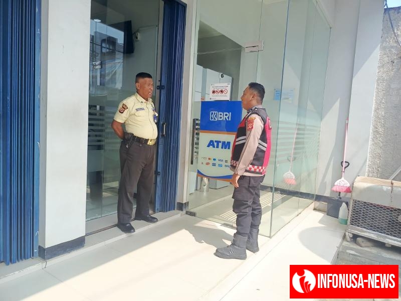 Polisi Ingatkan Security Perbankan, Agar tetap berkomunikasi kepada pihak kepolisian perihal kamtibmas di wilayah hukum polsek tempuran