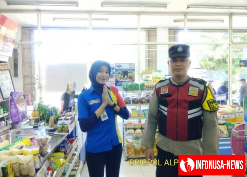 Giat Patroli Perekat Supermarket Indomaret Gempol Guna Antisipasi Kejahatan