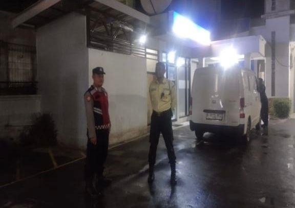 Kunjungi Bank BRI Gempol Patroli Prekat Polsek Banyusari di Malam Hari