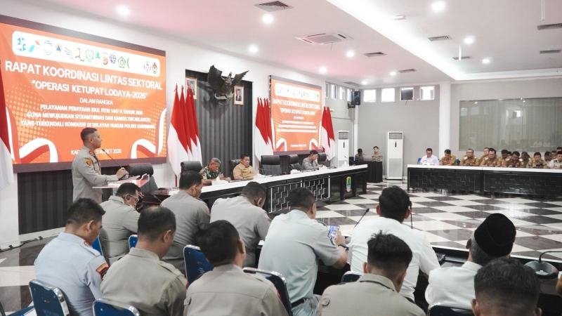 Rakor Lintas Sektoral Operasi Ketupat Lodaya 2026, Sinergitas TNI-Polri dan Pemda Karawang Diperkuat