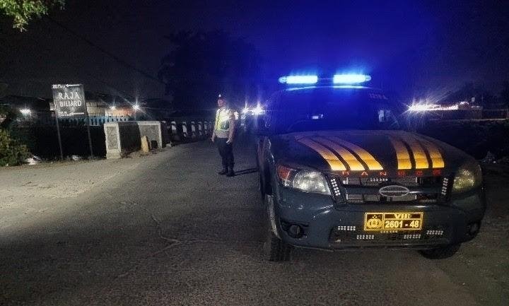 Antisipasi 3C dan Tawuran, Polsek Klari Lakukan Patroli Sasaran Sasak Kloneng