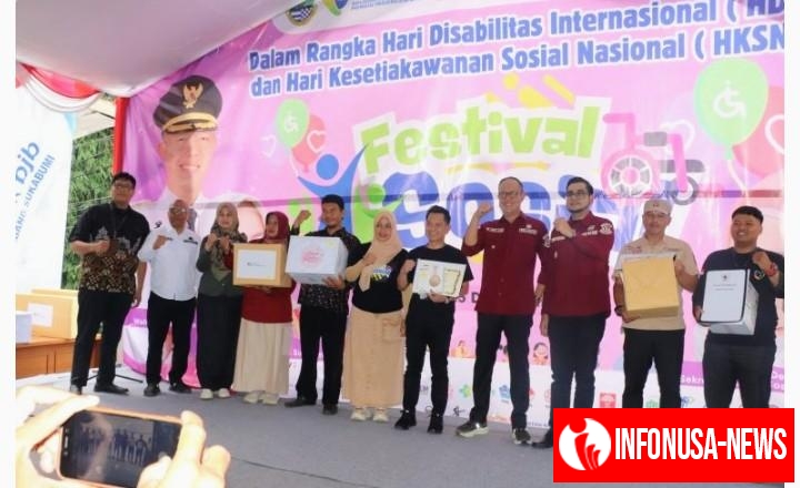 Peringati Hari Disabilitas Internasional (HDI) dan Hari Kesetiakawanan Sosial Nasional  (HKSN), Dinsos Kota Sukabumi Gelar Festival Sosial