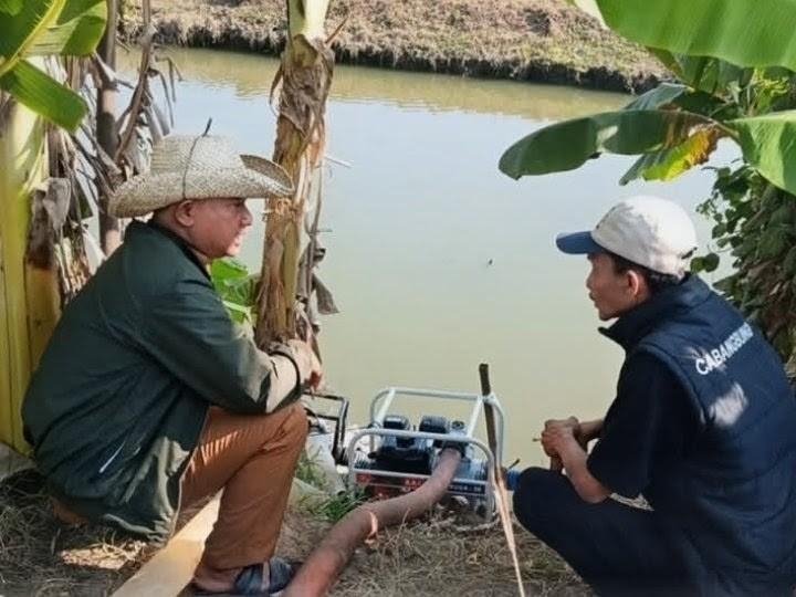 Kemarau Belum Usai, Pemkab Bekasi Gerakkan Pompa Air untuk Jaga Sawah Tetap Terairi
