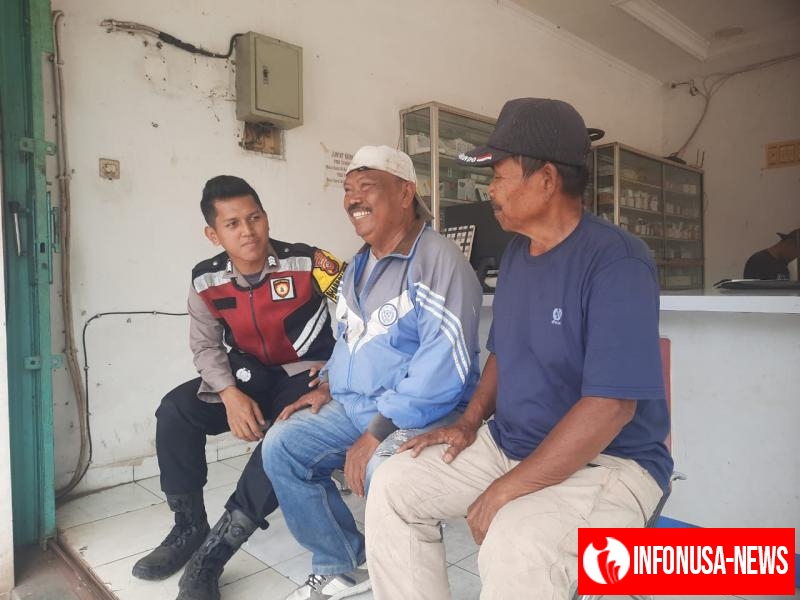 Antisipasi Sebaran TPPO di Lingkungan Masyarakat, Bhabinkamtibmas Polsek Telagasari Himbau Warga Lebih Waspada