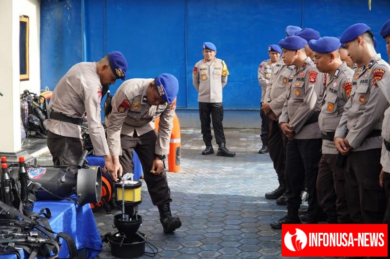 Ditpolairud Polda NTB Gelar Peralatan SAR dan Siagakan Personel Jelang Natal dan Tahun Baru