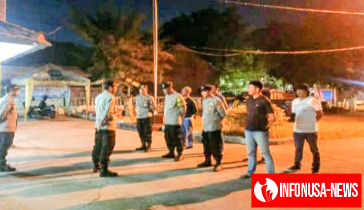 Kapolsek Rengasdengklok, Pimpin Apel Kesiapan Ops KRYD Dilanjutkan Patroli Wilayah