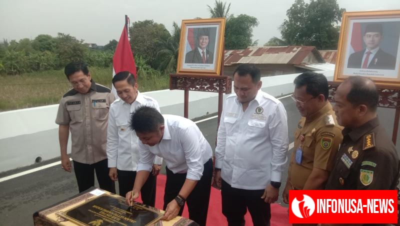 Di Resmikan Gubernur, Jembatan Layang Lettu Karim Gandus Jadi Proyek Percontohan Konstruksi Modern di Sumsel