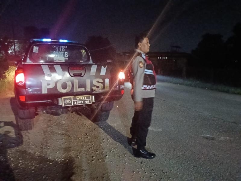 Antisipasi Kejahatan Malam, Polsek Telagasari Lakukan Patroli Rutin