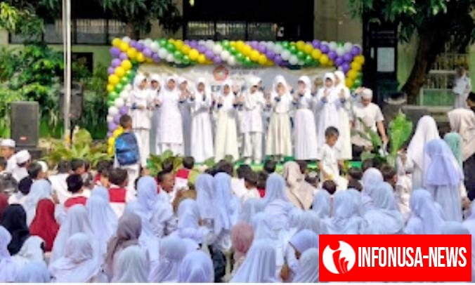Peringati Maulid Nabi Muhammad, Siswa SDN Jatiasih IV dengan Penuh Kecerian Gelar Lomba dan Pentas Seni Religi
