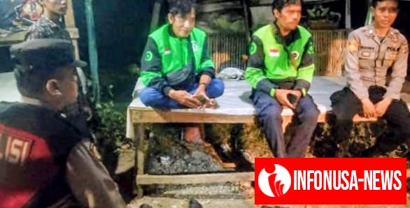 Jaga Situasi Tetap Kondusif, Polsek Rengasdengklok Ajak Ojol Untuk Bersinergi