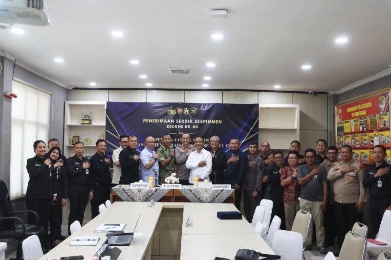 Polres Subang Dukung Penguatan Kepemimpinan, Sespimmen Polri Dikreg Ke-66 Gelar Management Training Course Level III