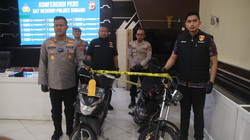 Polres Subang Ungkap Kasus Curanmor Modus Duplikasi Kunci Kontak, Tiga Pelaku Berhasil Diamankan Kurang dari 24 Jam
