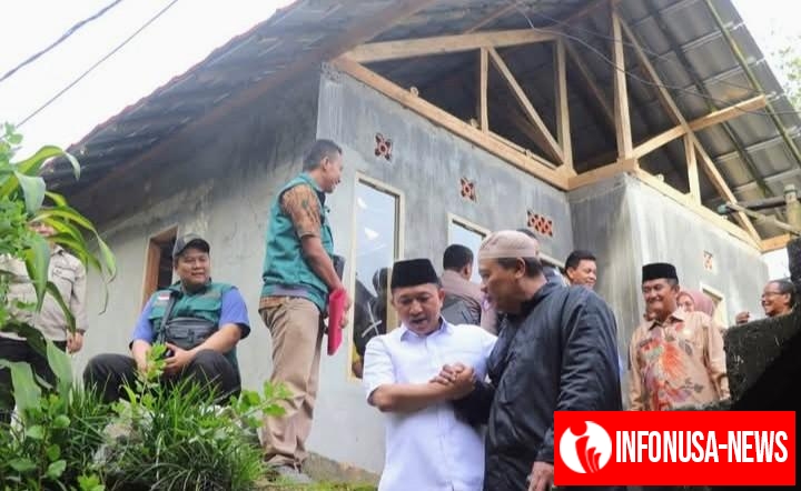 Wabup H. Andreas Sampaikan Program Perbaikan Rutilahu Merupakan Bentuk Komitmen Pemkab Sukabumi untuk Hadirkan Lingkungan Permukiman yang Sehat, Aman, dan Layak Huni