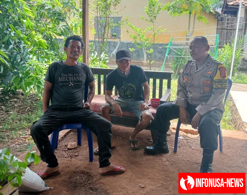 Cegah Kenakalan Remaja, Bhabinkamtibmas Polsek Telagasari Beri Edukasi Kepada Orangtua