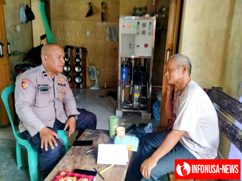 Jaga Desa Binaan Tetap Konsusif Bhabinkamtibmas Polsek Rengasdengklok Giatkan Sambang Warga.