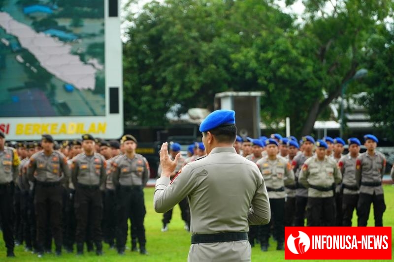 Pimpinan Apel Satgas Ops Lilin Rinjani 2025, Dir Polair Polda NTB Tekankan Pelayanan Terbaik Untuk Masyarakat